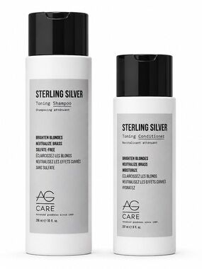 AG Hair Care Sterling Silver Toning Shampoo & Conditioner Set